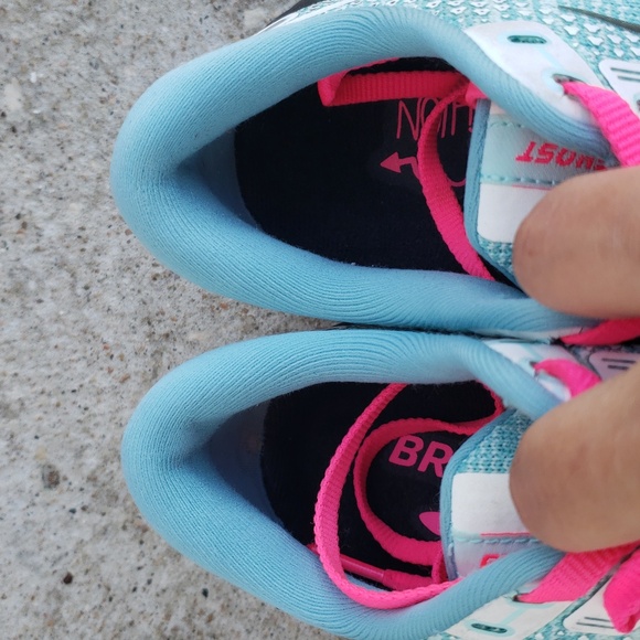 Brooks Womens Road rlRunning Ghost 14 Athletic Sneakers Size 7 Fitness Gym - Picture 16 of 16